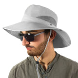 Unisex Mens Ladies Lightweight Foldable Summer Safari Hat Cap