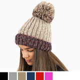 pom pom beanie hat for women