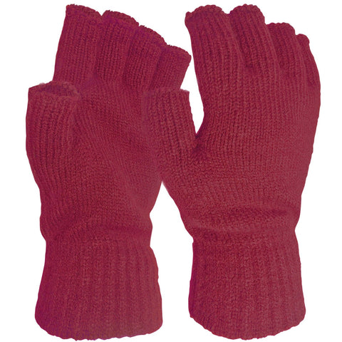 red womens fingerless gloves for sale