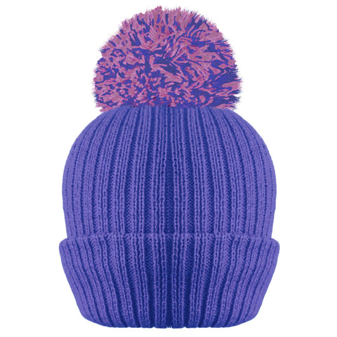 womens thinsulate purple hat