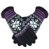 Womens Fairisle Winter Gloves