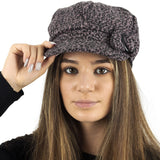 pink baker boy cap pattern