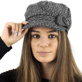 grey womens baker boy cap uk