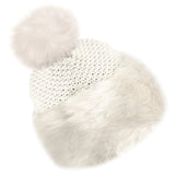 cream beanie hat