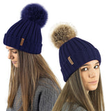 navy beanie hat for women