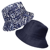 Reversible Cotton Batik Print Bucket Sun Hat