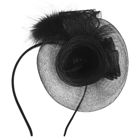 Plain Colours Fascinator Headband Headpiece
