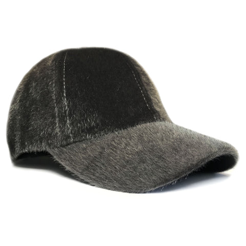 Plain Furry Casual Celebrity Style 6 Panel Baseball Cap