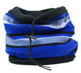 mens womens blue neck warmer for winter