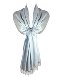 Glitter Sparkle Evening Shawl with Tassel Finishing