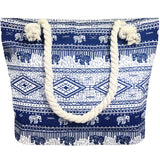 blue cheap beach tote bags