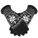 Womens Fairisle Winter Gloves