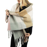 check print winter scarves for sale
