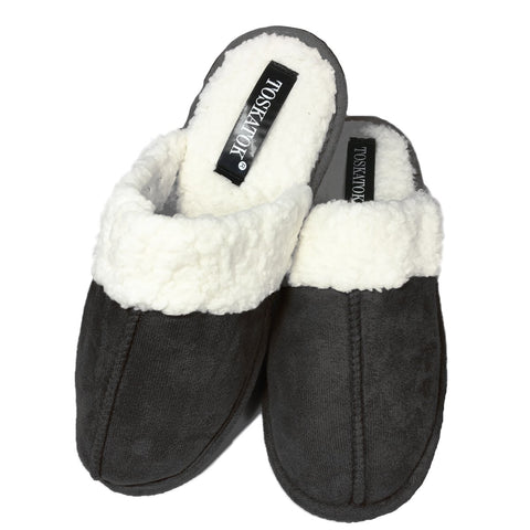 black mules and slippers for winter