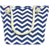 Patterened Shoulder Canvas Tote Beach Bag