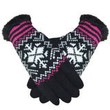Womens Fairisle Winter Gloves