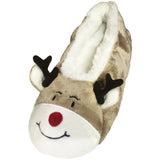 Christmas Novelty Festive Santa Rudolph Slippers