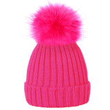 pink little girl beanie hats