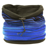 blue neck warmer fleece