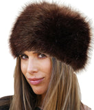 brown cossack hat - brown russian fur hat uk