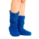 womens slipper boots blue