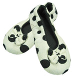 white and black slippers for women