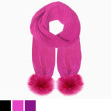 girls pom pom scarves for sale