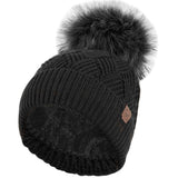 black winter beanie hats for women