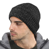 Ribbed 3M Thinsulate Lined Winter Beanie Hat