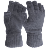 blue men's fingerless gloves