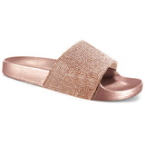 rose gold womens mules