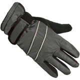 kids grey winter ski gloves