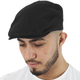 black mens flat caps for sale