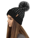 black winter beanie hats for sale - black glitter beanie hat