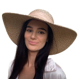 Wide Brimmed Floppy Straw Sun Hat