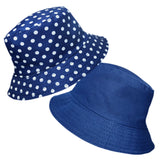 Spot Print Pattern Summer Reversible Bucket Hat