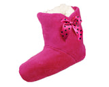 pink slipper boots for ladies