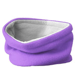 purple child fleece neck warmer