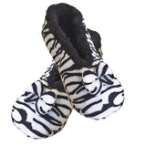 zebra animal print womens slippers