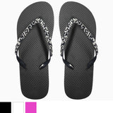 womens flip flops on sale with glitter thong