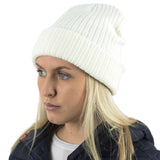cream thinsulate beanie hat womens