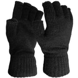 mens black fingerless gloves