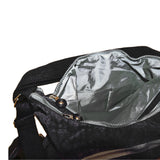 black women's backpack handbag