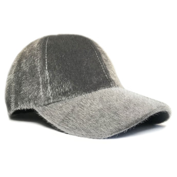 Plain Furry Casual Celebrity Style 6 Panel Baseball Cap