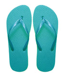 plain turquoise flip flops for sale