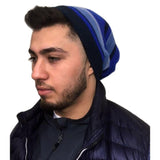 blue neck warmer beanie for men and women