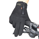 black cycling gloves winter