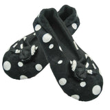 black and white ladies slippers