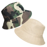 Camoflage 2 In 1 Reversible 100% Cotton Bucket Hat