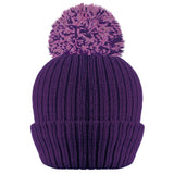 purple thinsulate bobble hat